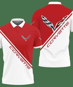 3D Printed Corvette Lph-Ht Polo Shirt Ver 1 (Red)
