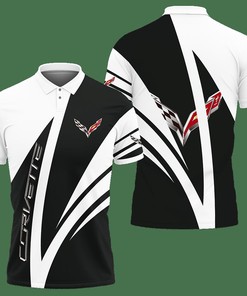 3D Printed Corvette Polo Lph-Nh Polo Shirt Ver 2 (White)