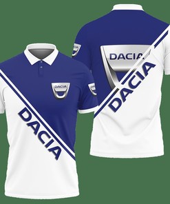 3D Printed Dacia Vth-Va Polo Shirt Ver 1 (Blue)