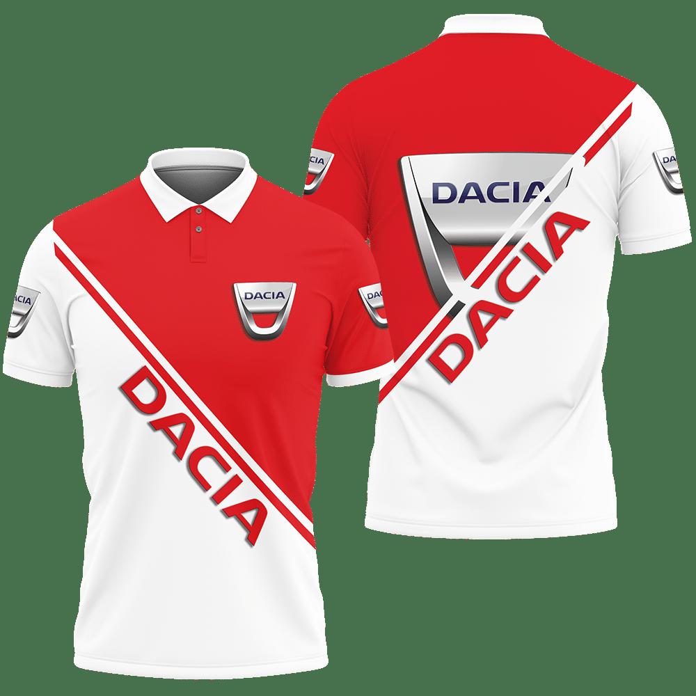 3D Printed Dacia Vth-Va Polo Shirt Ver 1 (Red)
