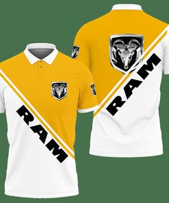 3D Printed Dodge Ram LPH-HT Polo Shirt Ver 1 (Yellow)