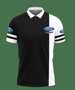 3D Printed Ford F-150 Tnt-Va Polo Shirt Ver 1 (Black)