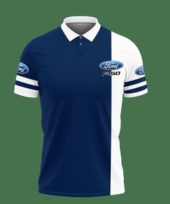 3D Printed Ford F-150 Tnt-Va Polo Shirt Ver 1 (Blue)