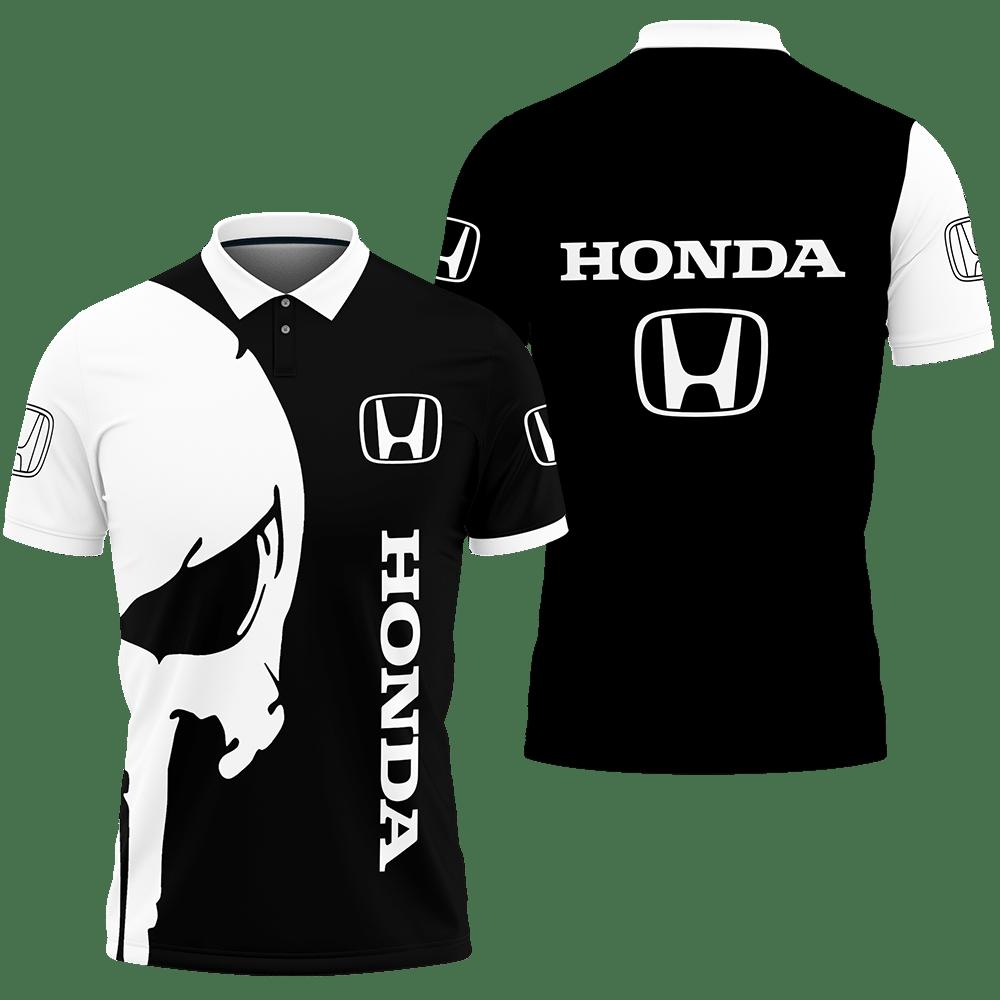 3D Printed Honda Lph-Ht Polo Shirt Ver 1 (Black)