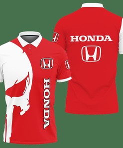 3D Printed Honda Lph-Ht Polo Shirt Ver 1 (Red)