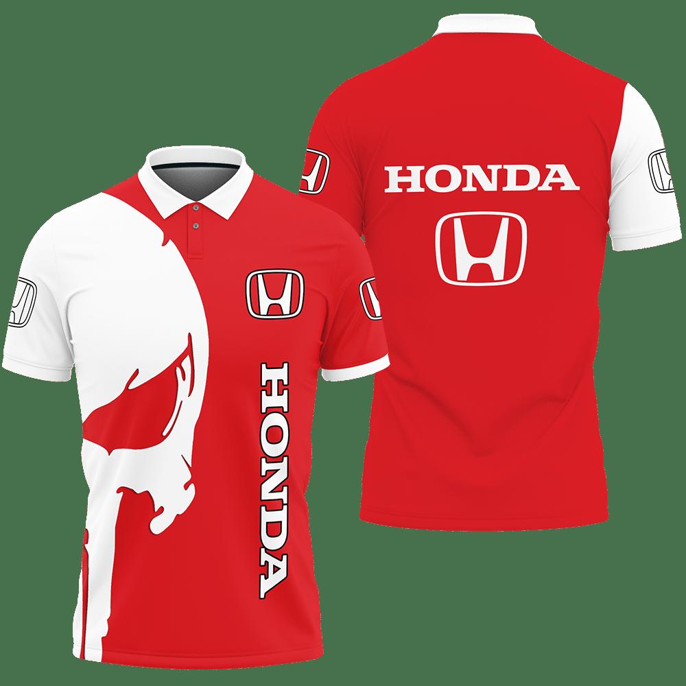 3D Printed Honda Lph-Ht Polo Shirt Ver 1 (Red)