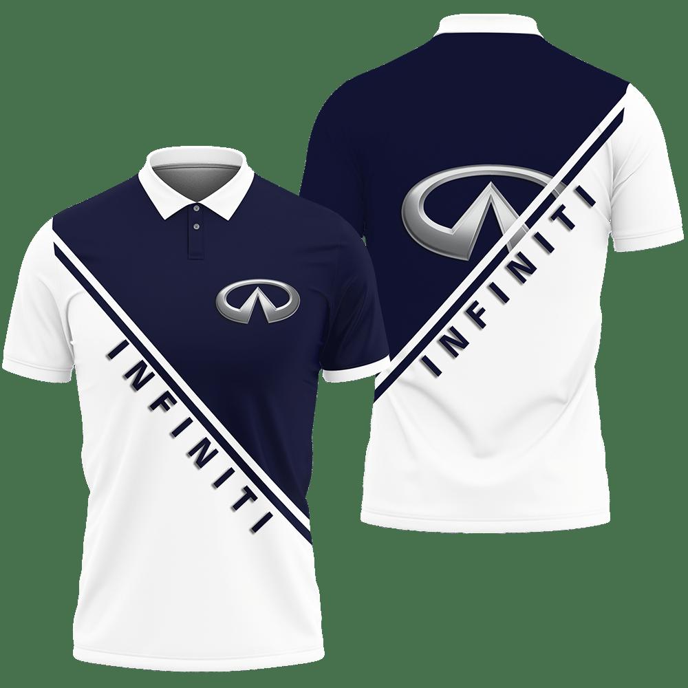 3D Printed Infiniti An-Va Polo Shirt Ver 1 (Blue)