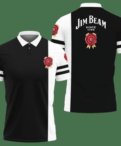 3D Printed Jim Beam TNC-LT Polo Shirt Ver 1 (Black)