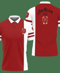 3D Printed Jim Beam TNC-LT Polo Shirt Ver 1 (Red)