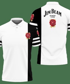 3D Printed Jim Beam Tnc-Lt Polo Shirt Ver 1 (White)