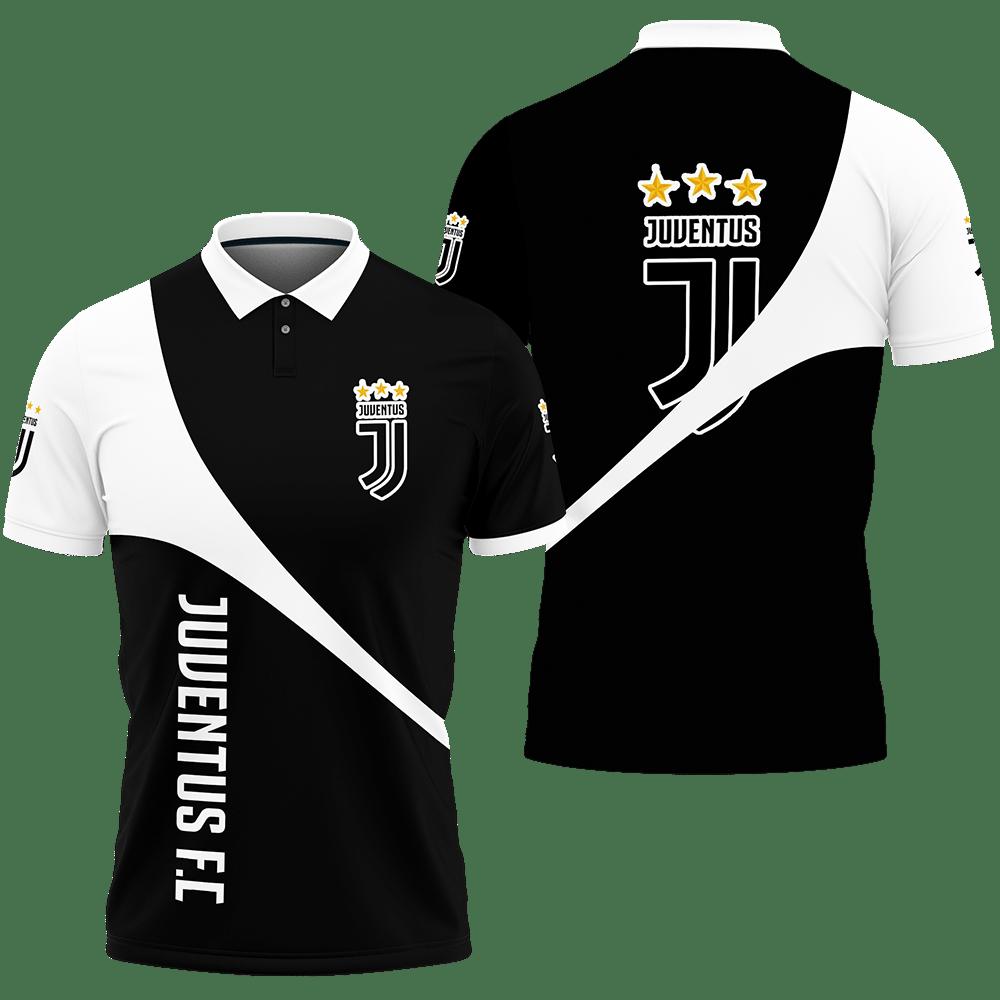 3D Printed Juventus Tnt-Ht Polo Shirt Ver 1 (White)