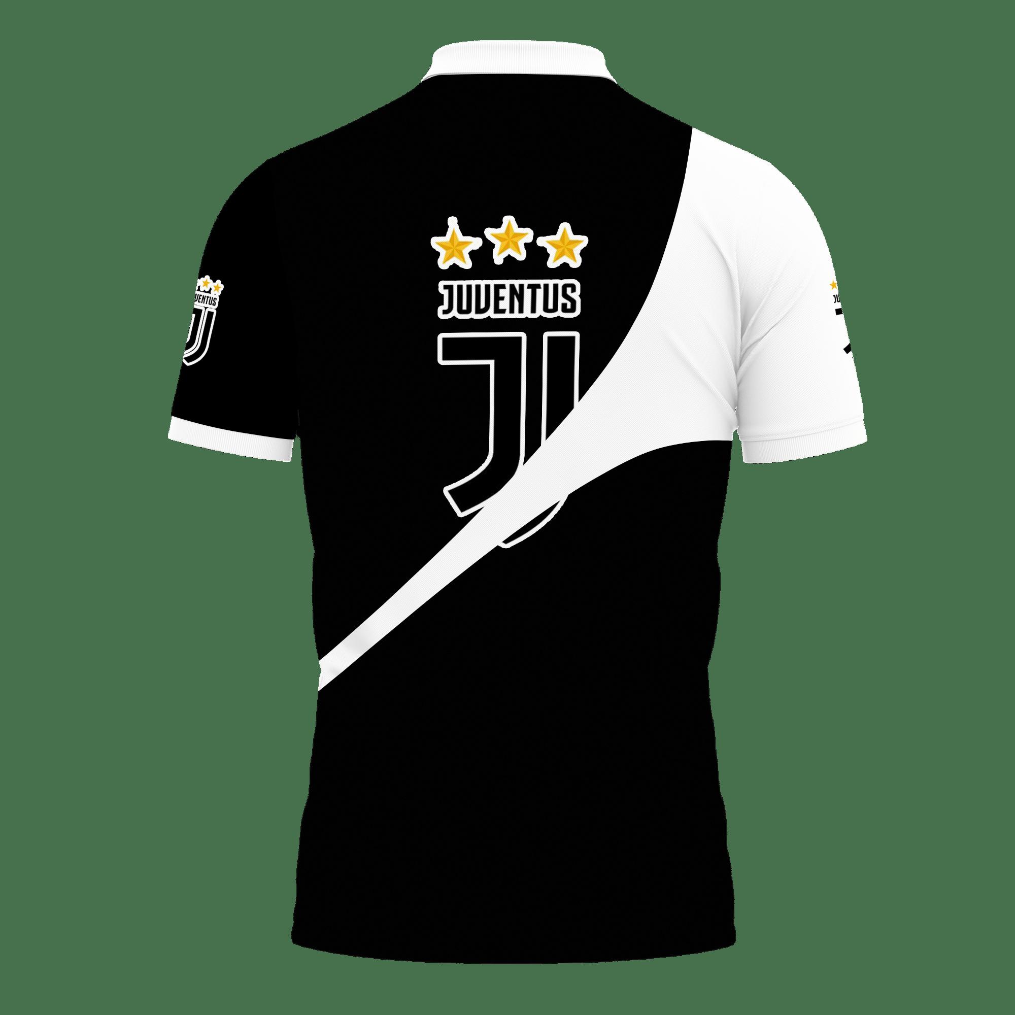 3D Printed Juventus Tnt-Ht Polo Shirt Ver 1 (White) - Image 2