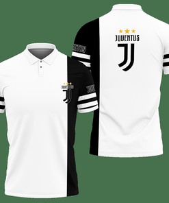 3D Printed Juventus Tnt-Lt Polo Shirt Ver 2 (Black)