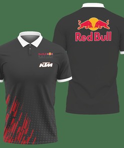 3D Printed Ktm Racing Nct-Lt Polo Shirt Ver 3 (Black)