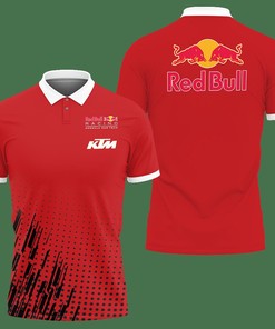 3D Printed Ktm Racing Nct-Lt Polo Shirt Ver 3 (Red)