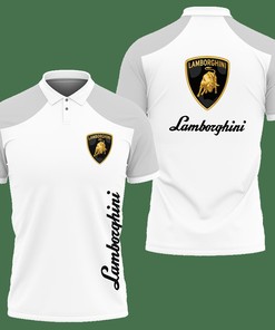 3D Printed Lamborghini Nct-Va Polo Shirt Ver 1 (Grey)