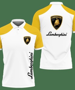 3D Printed Lamborghini Nct-Va Polo Shirt Ver 1 (Yellow)