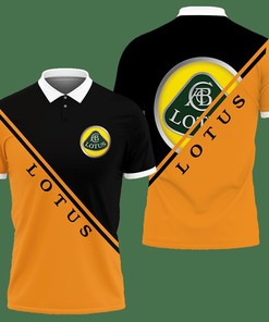 3D Printed Lotus An-Lt Polo Shirt Ver 1 (Orange)
