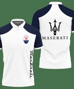 3D Printed Maserati Nct-Ht Polo Shirt Ver 1 (Black)