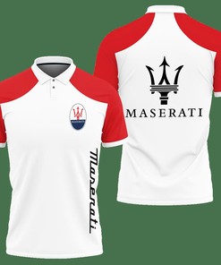 3D Printed Maserati Nct-Ht Polo Shirt Ver 1 (Red)