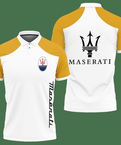 3D Printed Maserati Nct-Ht Polo Shirt Ver 1 (Yellow)