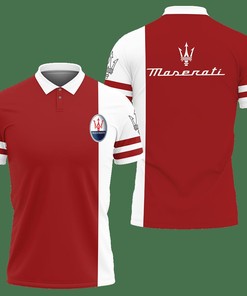 3D Printed Maserati Nct-Lt Polo Shirt Ver 2 (Red)