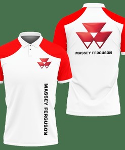 3D Printed Massey Ferguson Nct-Hl Polo Shirt Ver 3 (Red)