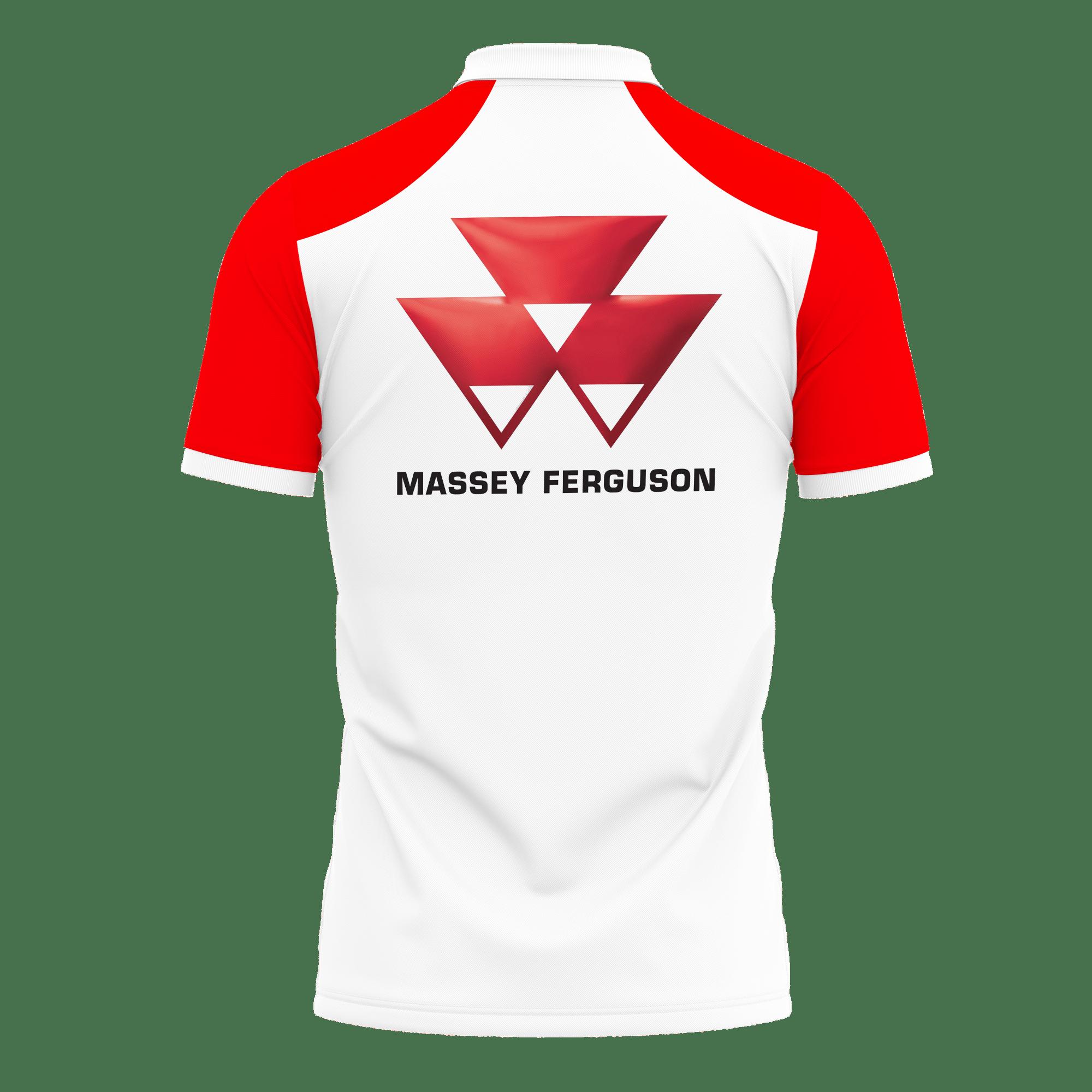 3D Printed Massey Ferguson Nct-Hl Polo Shirt Ver 3 (Red) - Image 2