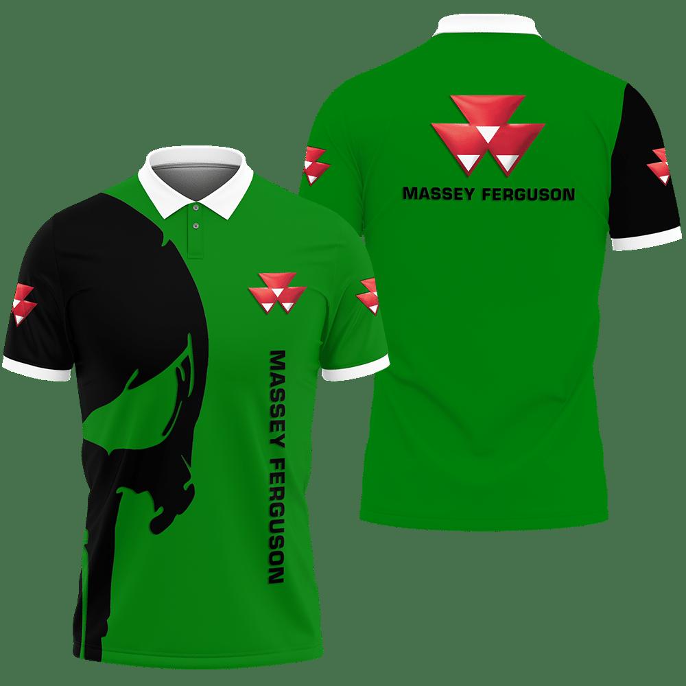 3D Printed Massey Ferguson Nct-Va Polo Shirt Ver 1 (Green)