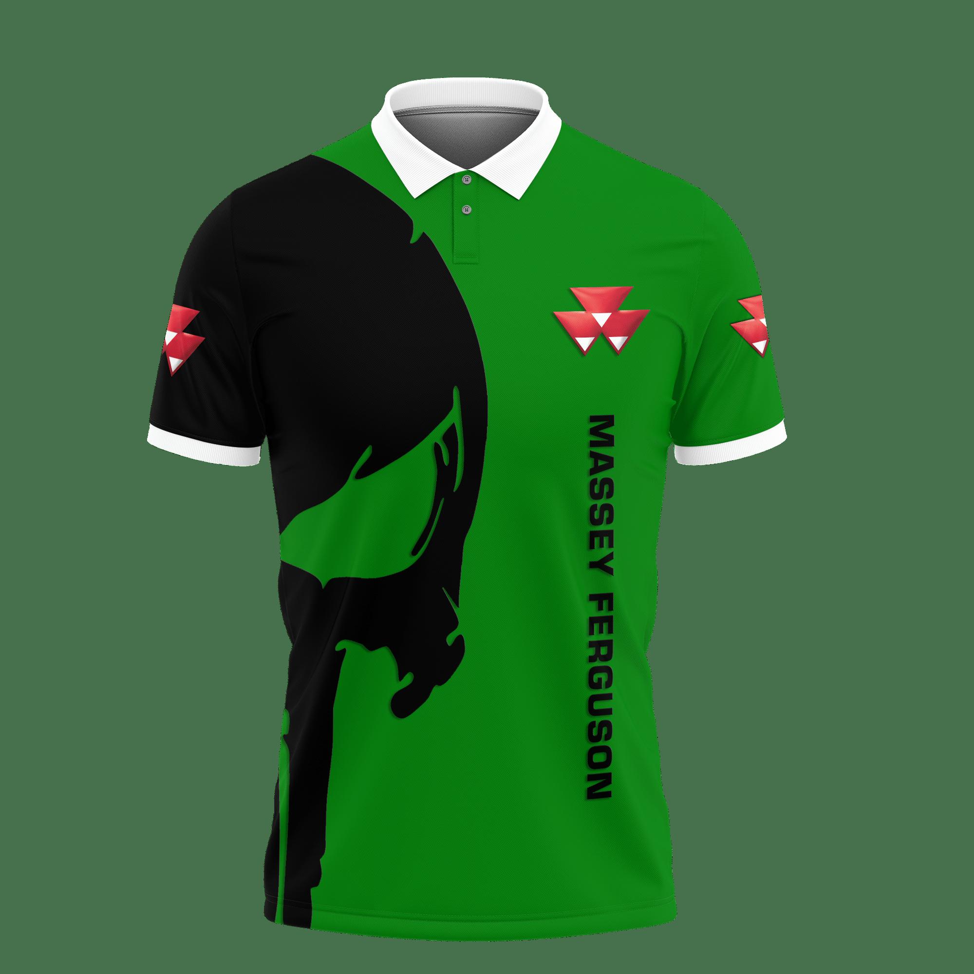 3D Printed Massey Ferguson Nct-Va Polo Shirt Ver 1 (Green) - Image 2