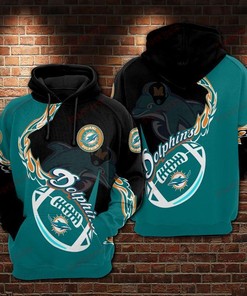 3D Printed Miami Dolphins NFL Hoodie - Ideal Gift for Fans