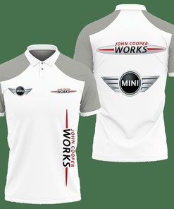 3D Printed Mini Jcw Vth-Hl Polo Shirt Ver 1 (Grey)