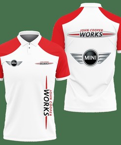 3D Printed Mini Jcw Vth-Hl Polo Shirt Ver 1 (Red)