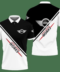 3D Printed Mini Jcw Vth-Hl Polo Shirt Ver 2 (Black)