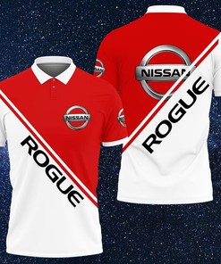 3D Printed Nissan Rogue Nqp-Ht Polo Shirt Ver 1 (Red)