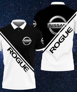 3D Printed Nissan Rogue Nqp-Ht Polo Shirt Ver 1 (White)