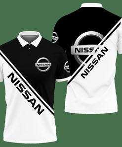 3D Printed Nissan Ttt-Lt Polo Shirt Ver 1 (Black)