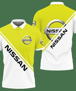 3D Printed Nissan Ttt-Lt Polo Shirt Ver 1 (Yellow)