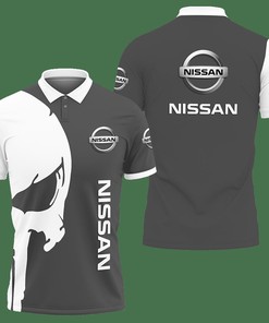 3D Printed Nissan Ttt-Va Polo Shirt Ver 1 (Grey)