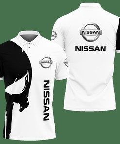 3D Printed Nissan Ttt-Va Polo Shirt Ver 1 (White)