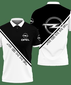 3D Printed Opel Mokka Ttt-Va Polo Shirt Ver 1 (Black)