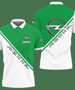 3D Printed Opel Mokka Ttt-Va Polo Shirt Ver 1 (Green)