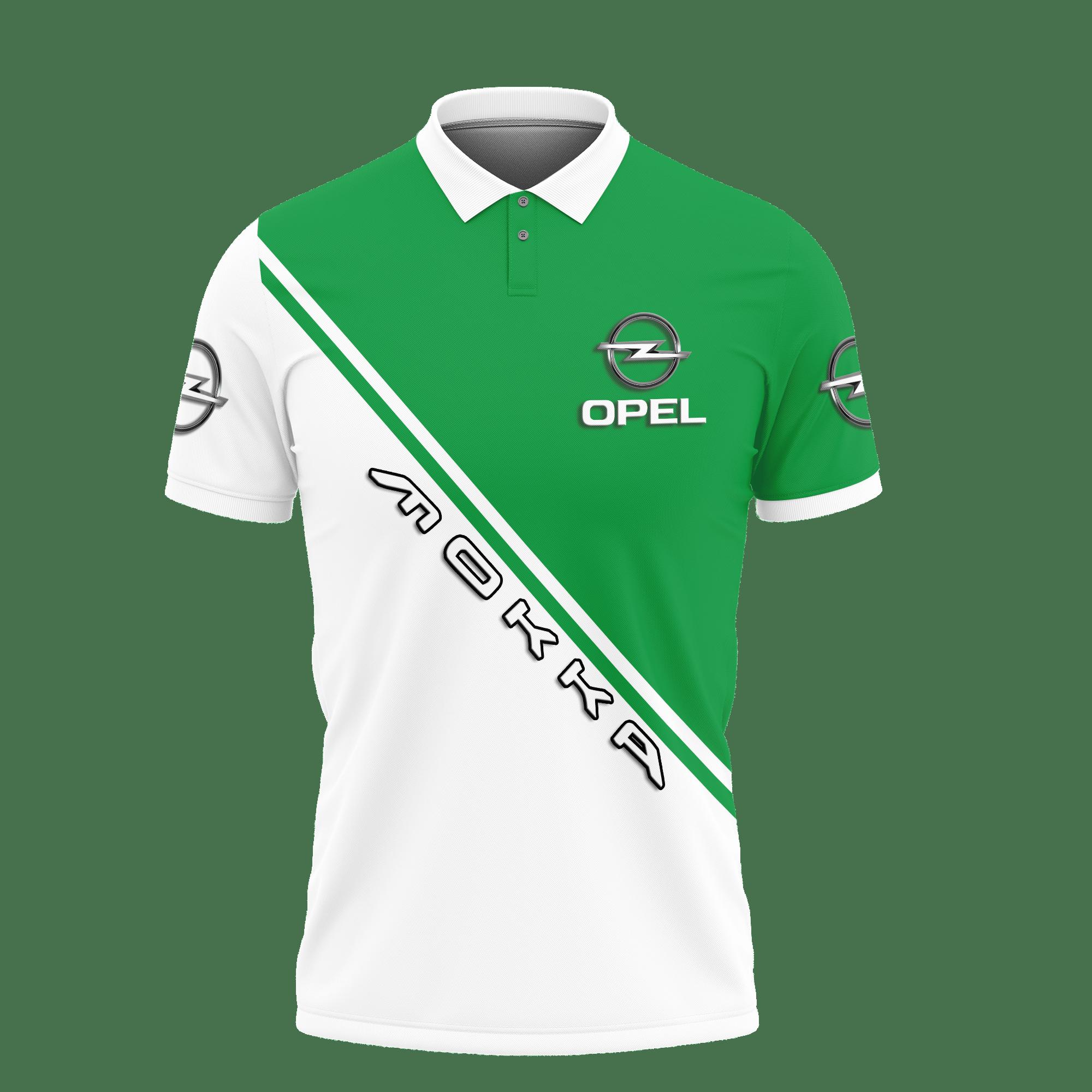 3D Printed Opel Mokka Ttt-Va Polo Shirt Ver 1 (Green) - Image 2