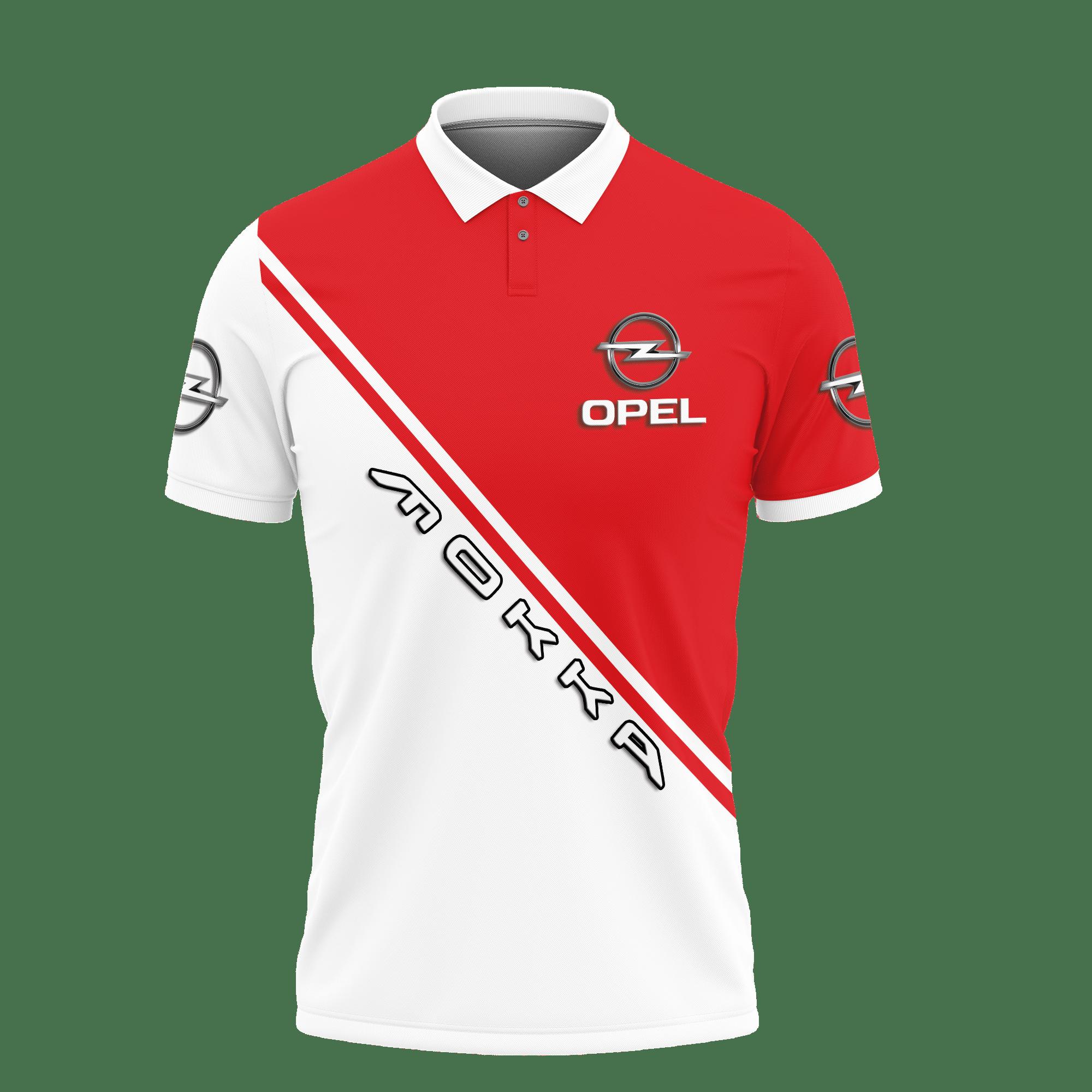 3D Printed Opel Mokka Ttt-Va Polo Shirt Ver 1 (Red) - Image 2