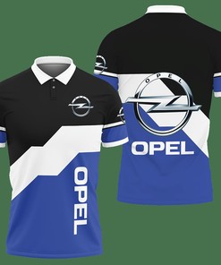 3D Printed Opel Ttt-Hl Polo Shirt Ver 3 (Blue)