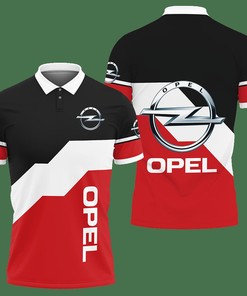 3D Printed Opel Ttt-Hl Polo Shirt Ver 3 (Red)