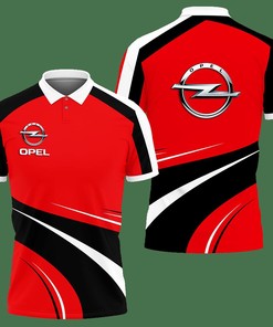3D Printed Opel Ttt-Va Polo Shirt Ver 1 (Red)