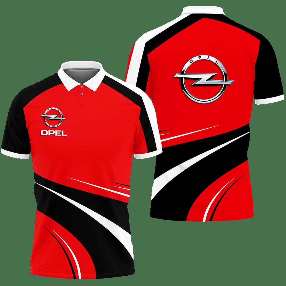 3D Printed Opel Ttt-Va Polo Shirt Ver 1 (Red)