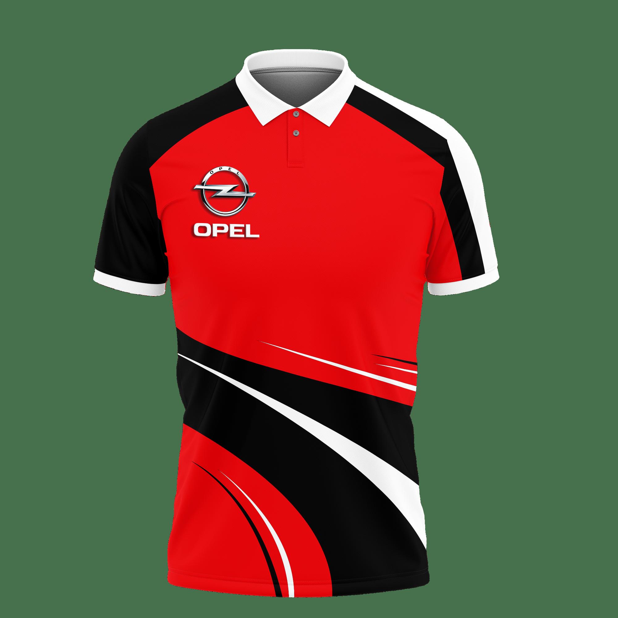 3D Printed Opel Ttt-Va Polo Shirt Ver 1 (Red) - Image 2