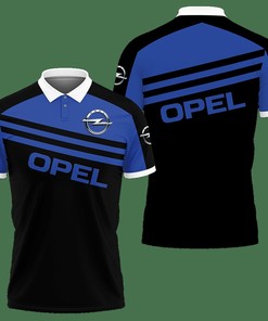 3D Printed Opel Ttt-Va Polo Shirt Ver 2 (Blue)